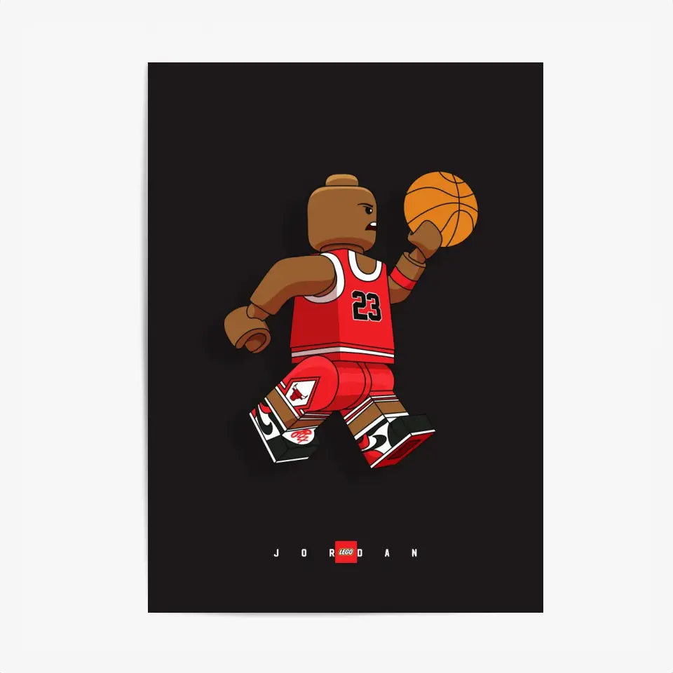 Affiche et Tableau Lego Michael Jordan XclusiV-ART