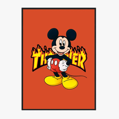 Affiche et Tableau Moderne Thrasher Mickey