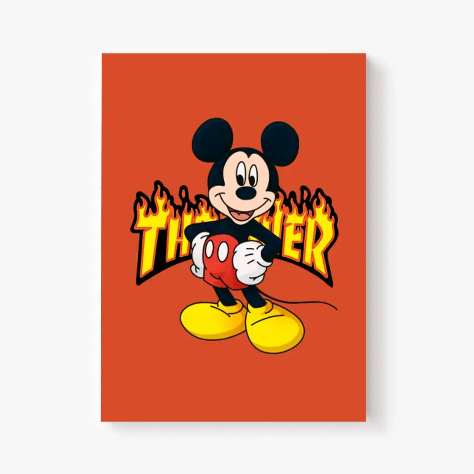 Affiche et Tableau Moderne Thrasher Mickey