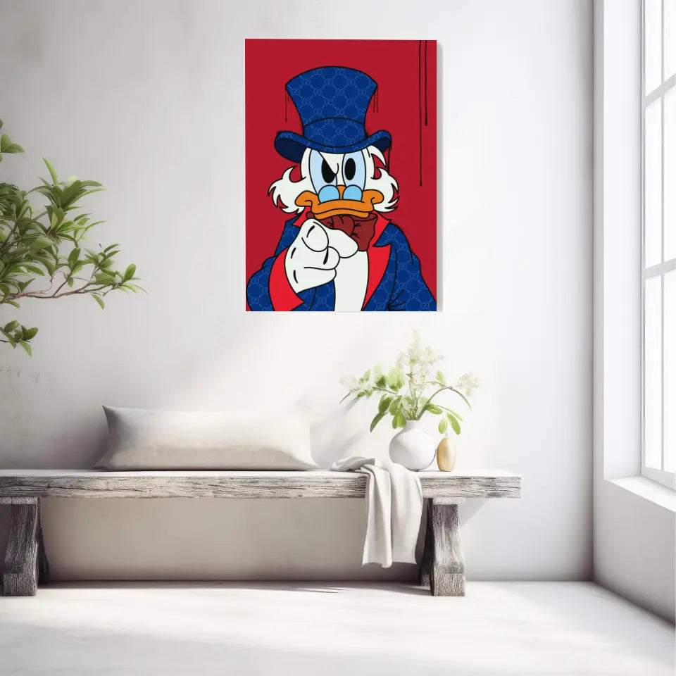 Affiche et Tableau Moderne Picsou Gucci