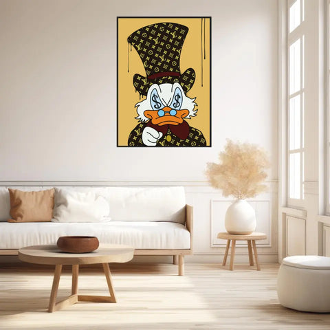 Affiche et Tableau Moderne Picsou Louis Vuitton