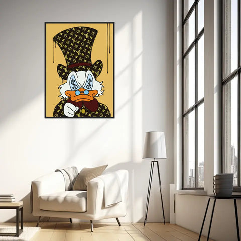 Affiche et Tableau Moderne Picsou Louis Vuitton