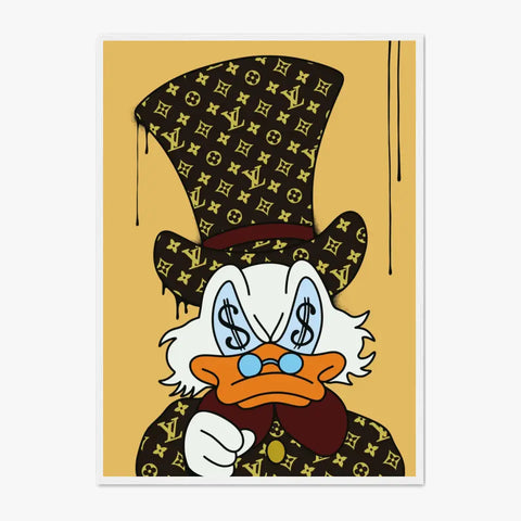 Affiche et Tableau Moderne Picsou Louis Vuitton