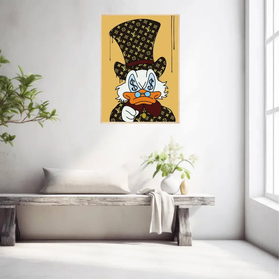 Affiche et Tableau Moderne Picsou Louis Vuitton