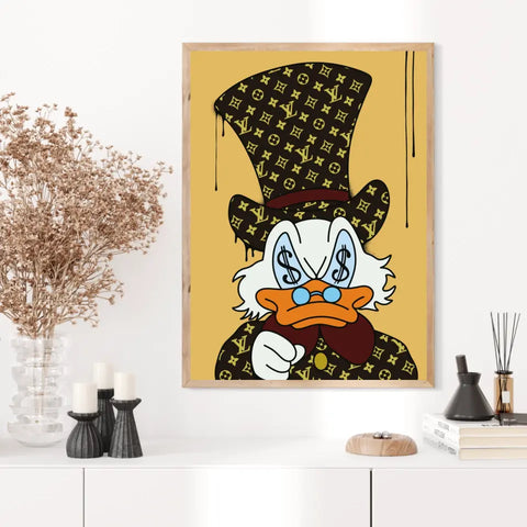 Affiche et Tableau Moderne Picsou Louis Vuitton