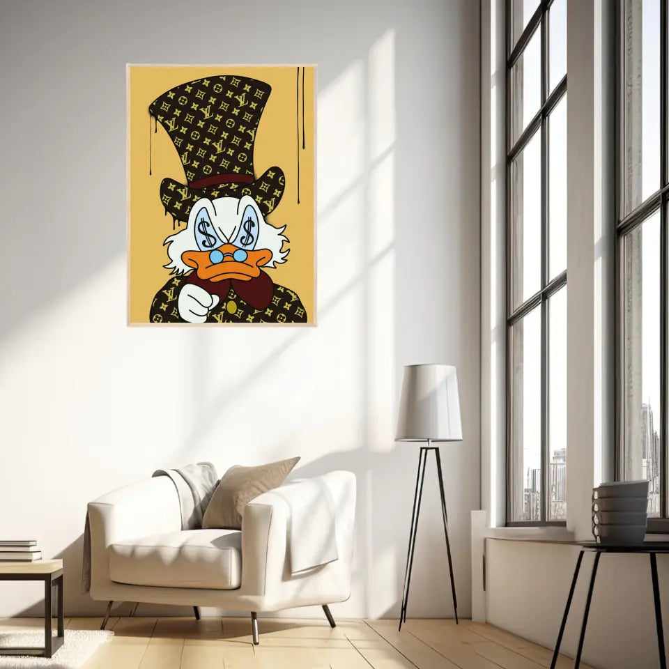 Affiche et Tableau Moderne Picsou Louis Vuitton