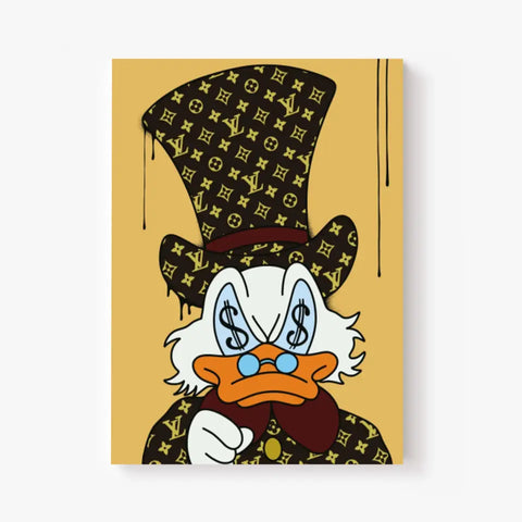 Affiche et Tableau Moderne Picsou Louis Vuitton