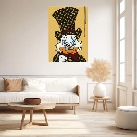 Affiche et Tableau Moderne Picsou Louis Vuitton
