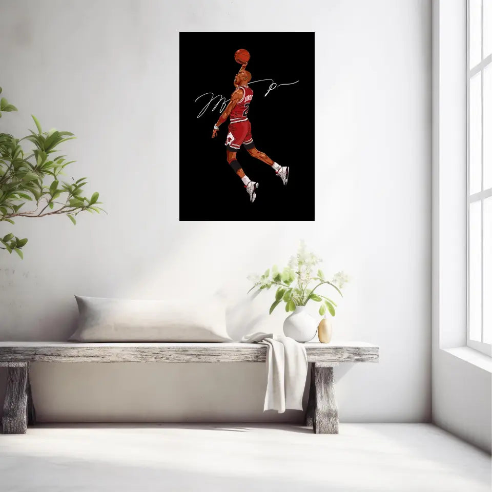 Affiche et Tableau Moderne Michael Jordan Chicago Bulls 23