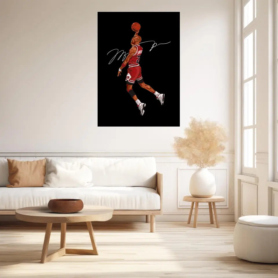 Affiche et Tableau Moderne Michael Jordan Chicago Bulls 23