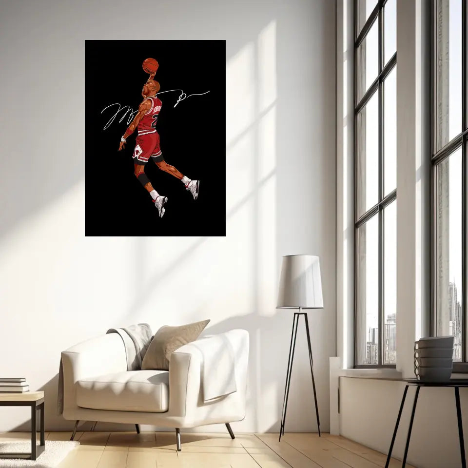 Affiche et Tableau Moderne Michael Jordan Chicago Bulls 23