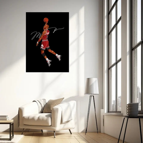 Affiche et Tableau Moderne Michael Jordan Chicago Bulls 23