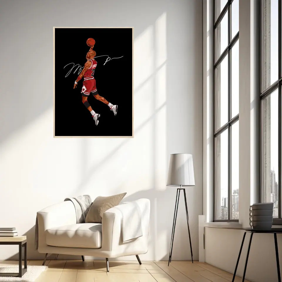 Affiche et Tableau Moderne Michael Jordan Chicago Bulls 23