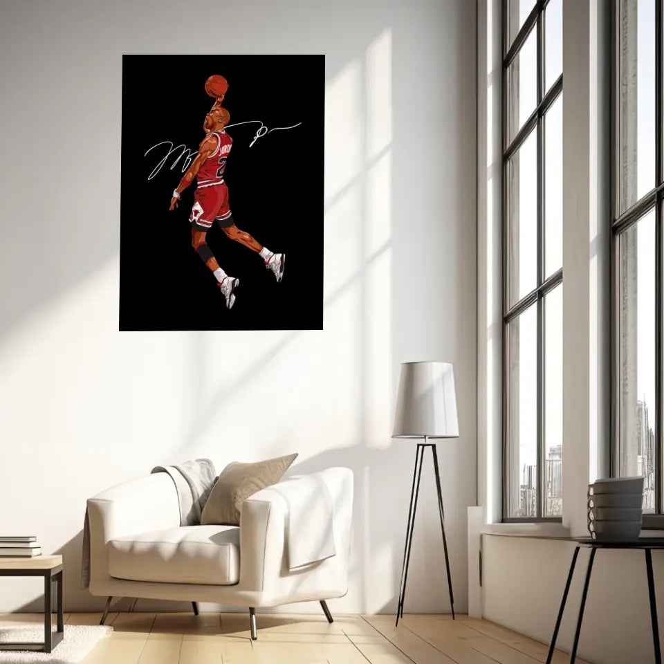 Affiche et Tableau Moderne Michael Jordan Chicago Bulls 23