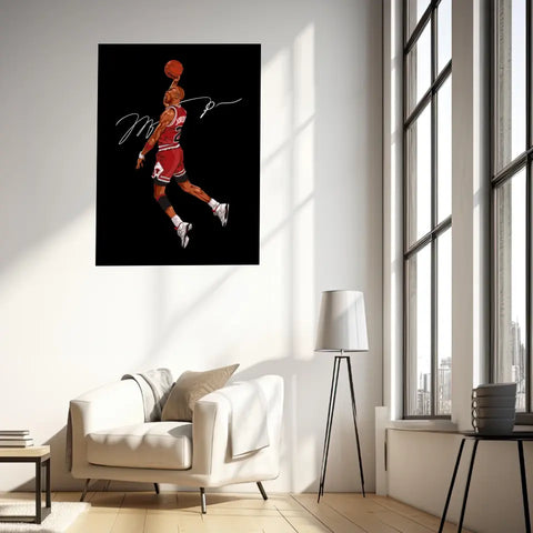 Affiche et Tableau Moderne Michael Jordan Chicago Bulls 23