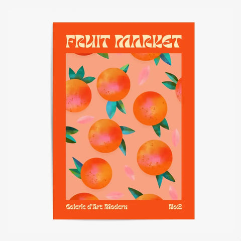 Affiche et Tableau Moderne Fruit Orange