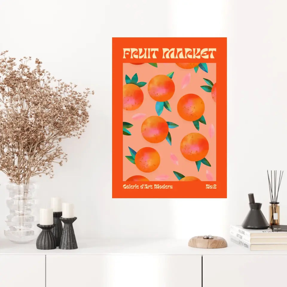 Affiche et Tableau Moderne Fruit Orange