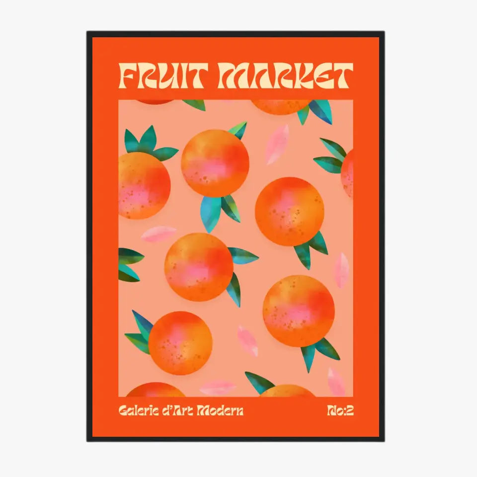 Affiche et Tableau Moderne Fruit Orange