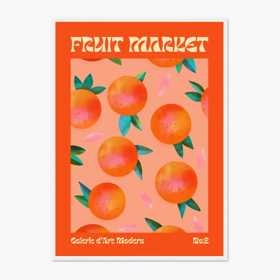 Affiche et Tableau Moderne Fruit Orange