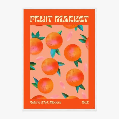 Affiche et Tableau Moderne Fruit Orange