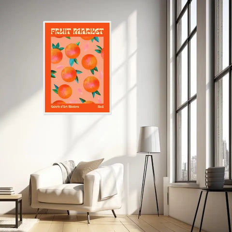 Affiche et Tableau Moderne Fruit Orange