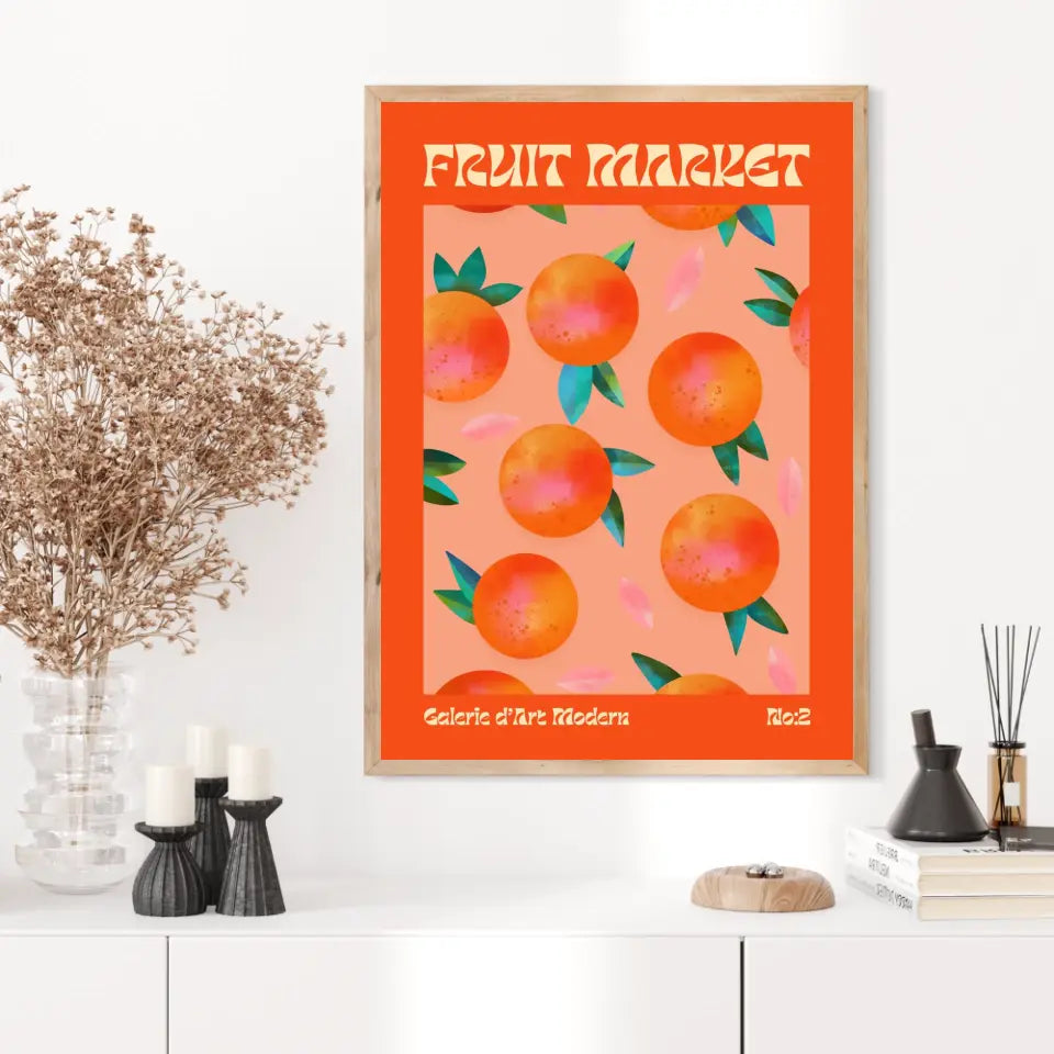 Affiche et Tableau Moderne Fruit Orange