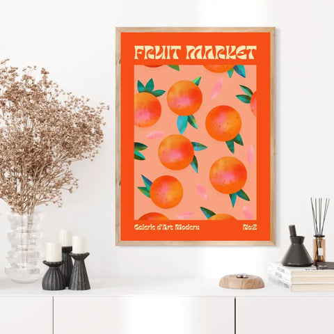 Affiche et Tableau Moderne Fruit Orange