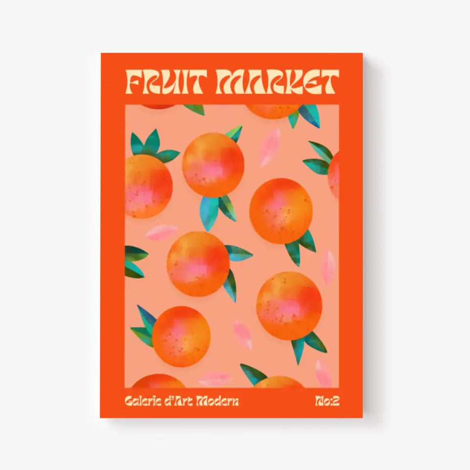 Affiche et Tableau Moderne Fruit Orange