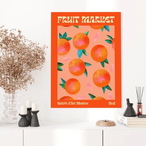 Affiche et Tableau Moderne Fruit Orange