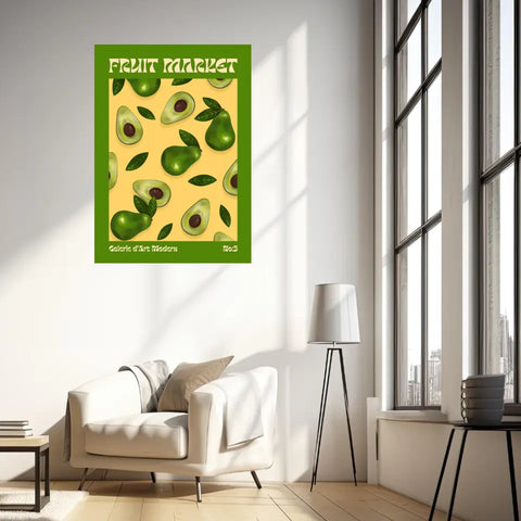 Affiche et Tableau Moderne Fruit Avocat