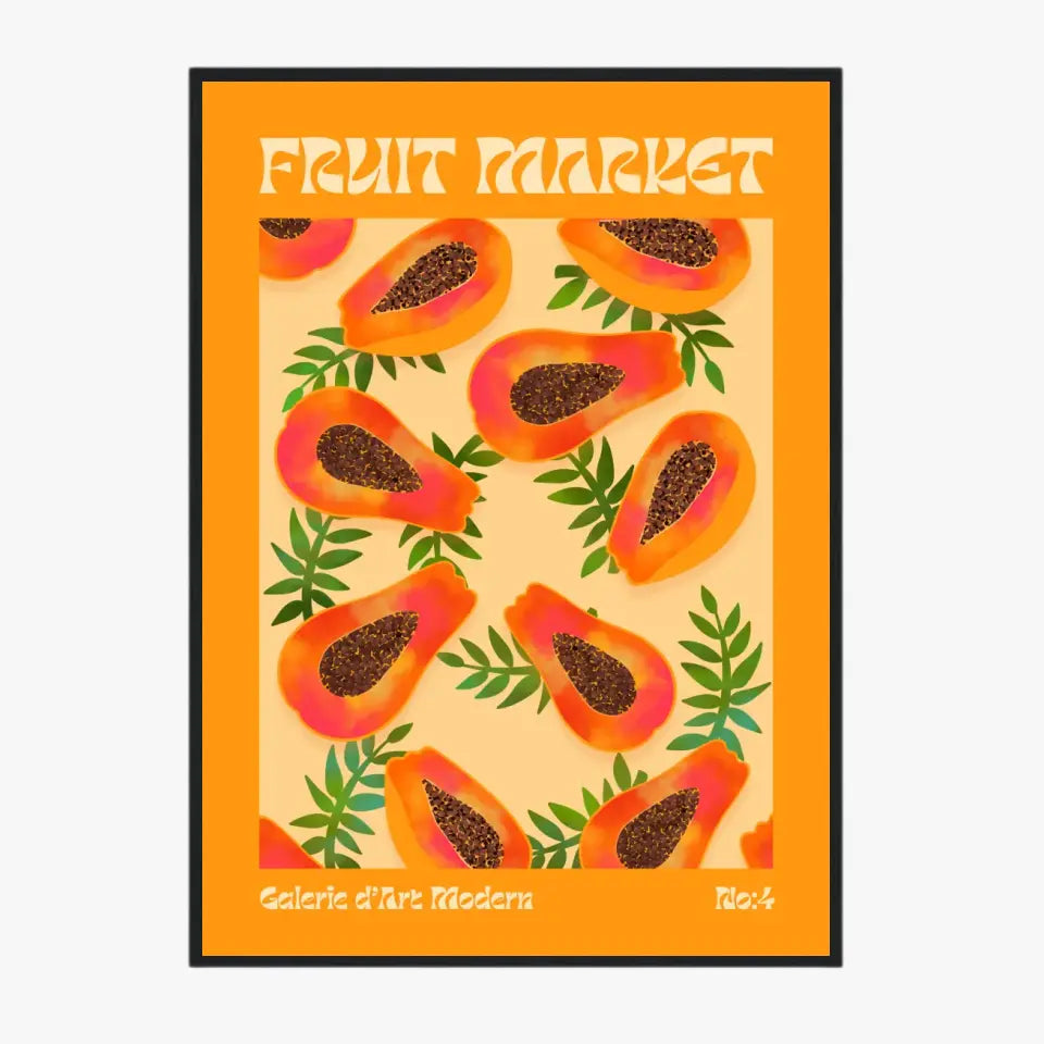 Affiche et Tableau Moderne Fruit Papaye