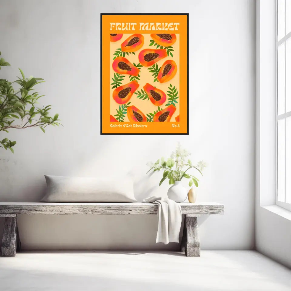 Affiche et Tableau Moderne Fruit Papaye