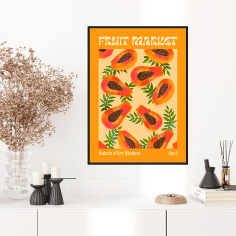 Affiche et Tableau Moderne Fruit Papaye