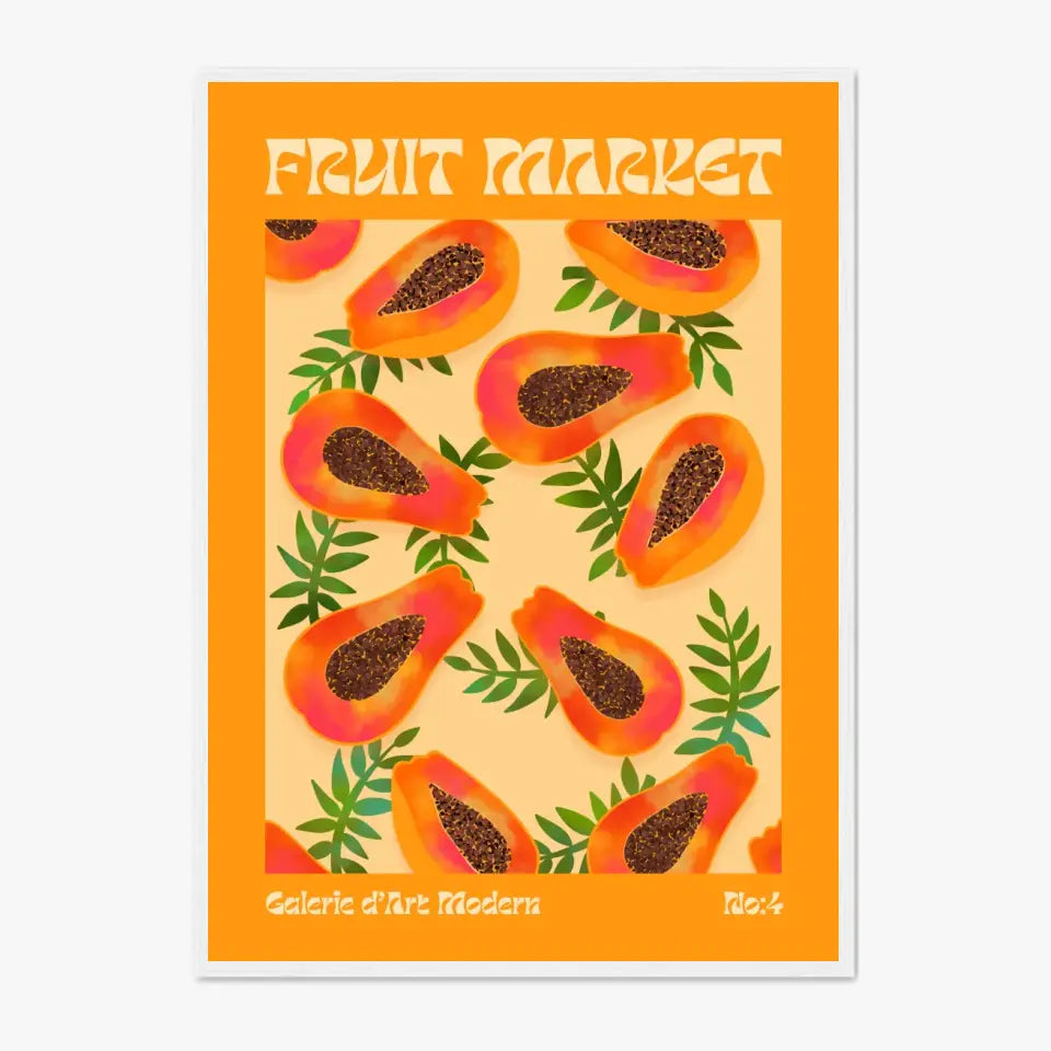 Affiche et Tableau Moderne Fruit Papaye
