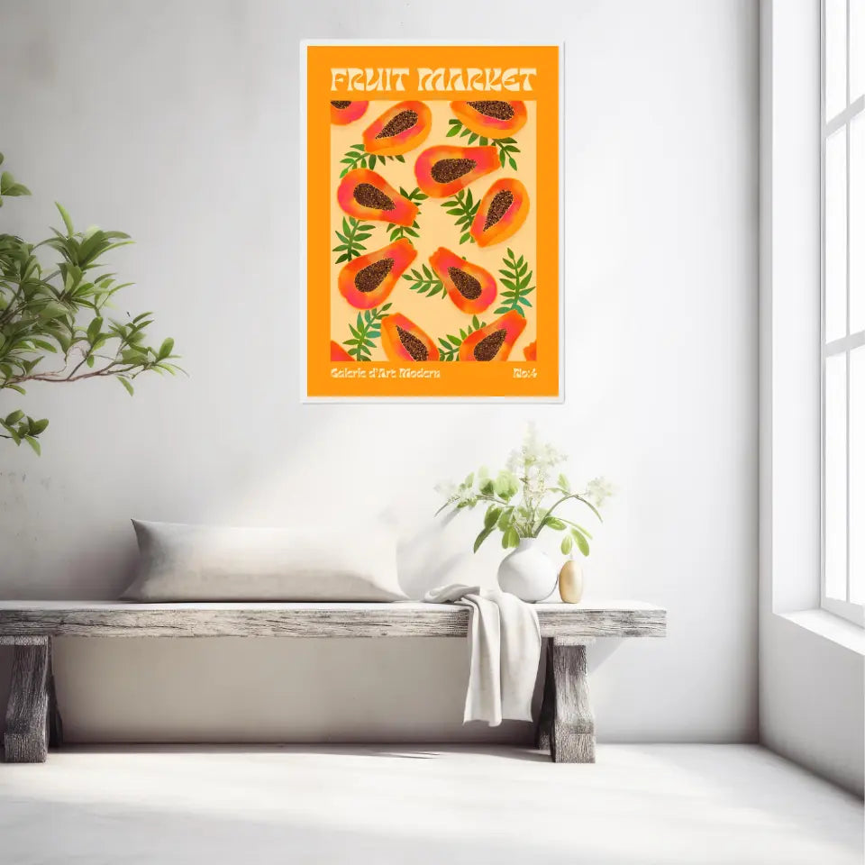 Affiche et Tableau Moderne Fruit Papaye