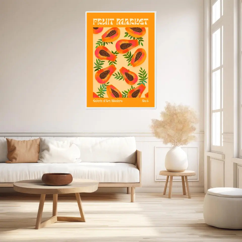 Affiche et Tableau Moderne Fruit Papaye