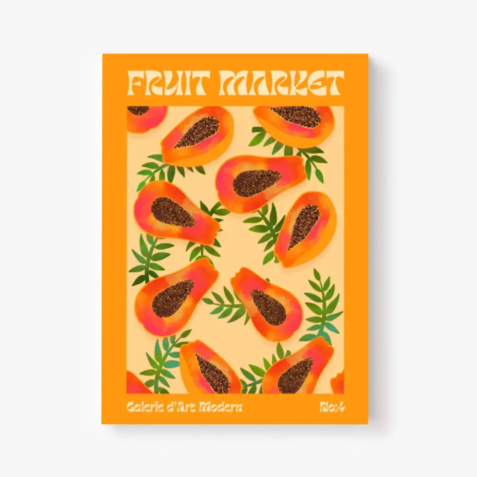 Affiche et Tableau Moderne Fruit Papaye