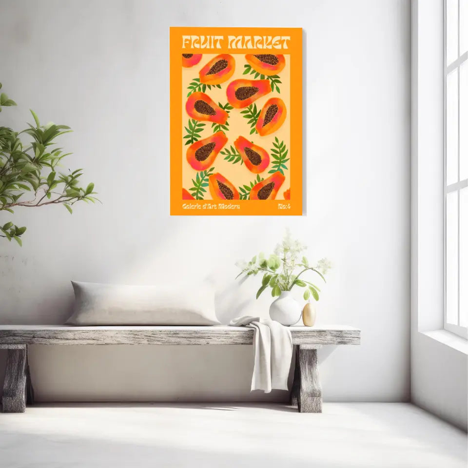Affiche et Tableau Moderne Fruit Papaye