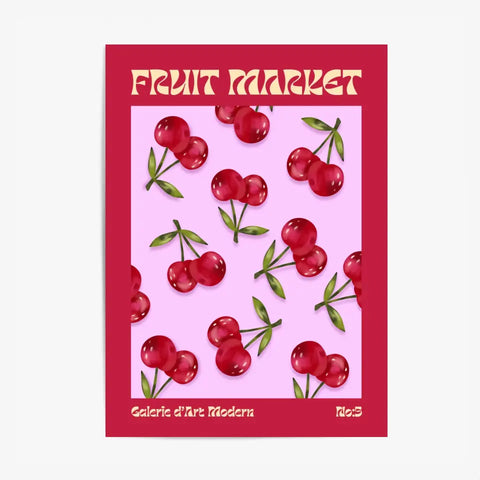 Affiche et Tableau Moderne Fruit Cerise