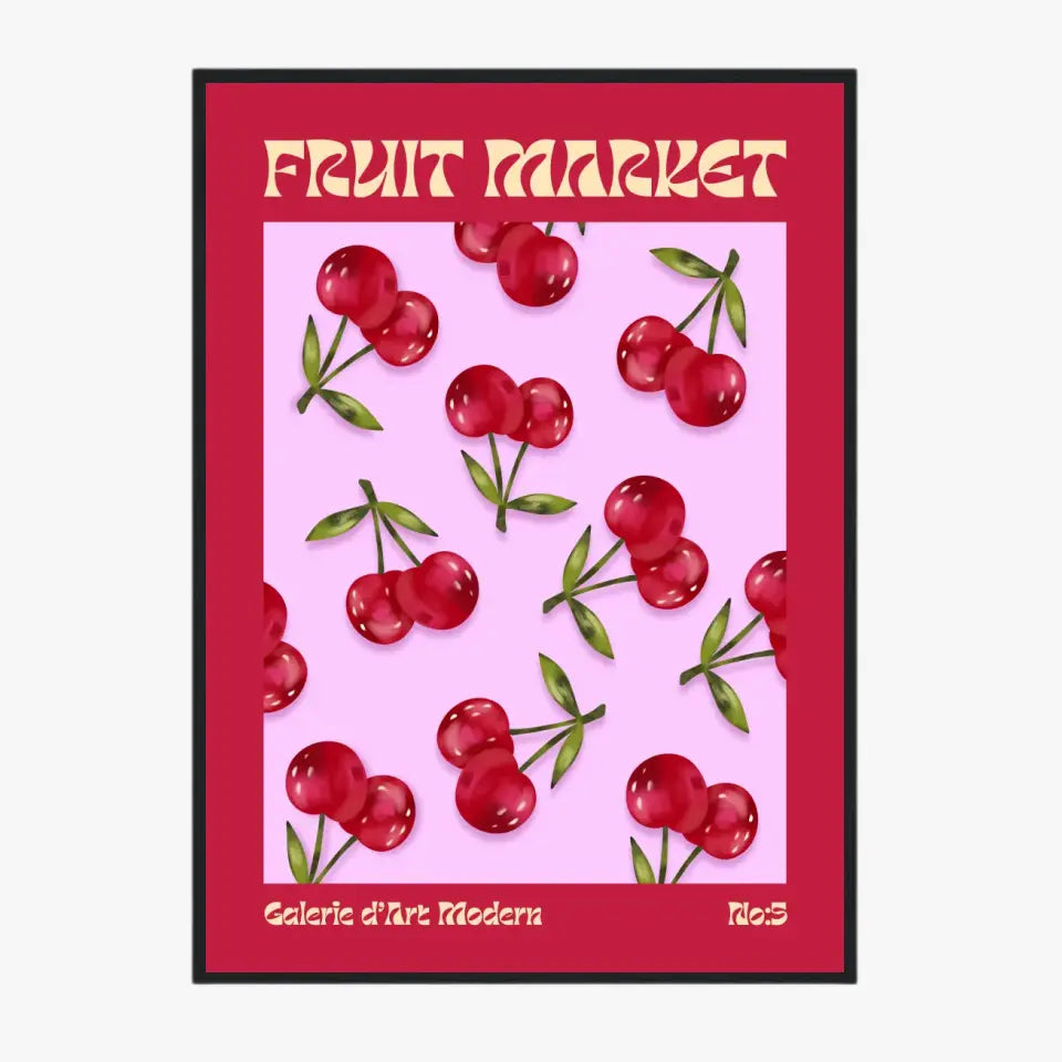 Affiche et Tableau Moderne Fruit Cerise