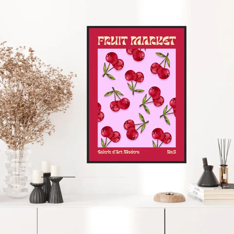 Affiche et Tableau Moderne Fruit Cerise