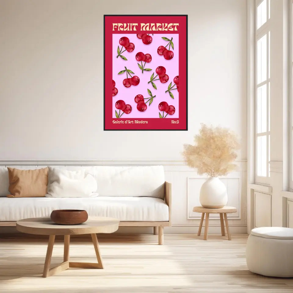 Affiche et Tableau Moderne Fruit Cerise