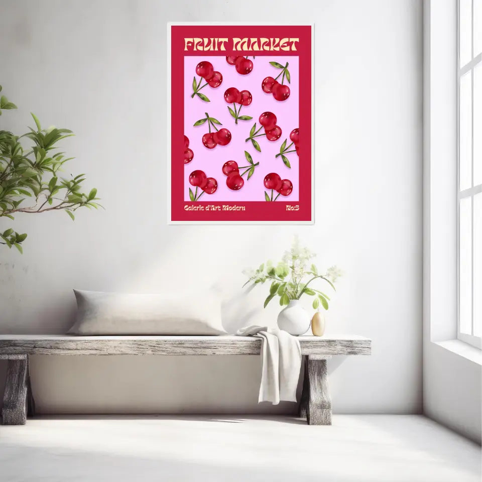 Affiche et Tableau Moderne Fruit Cerise