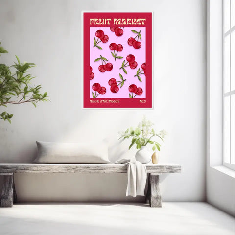 Affiche et Tableau Moderne Fruit Cerise