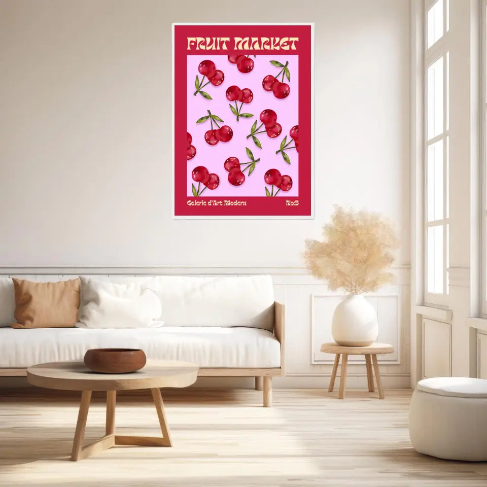 Affiche et Tableau Moderne Fruit Cerise