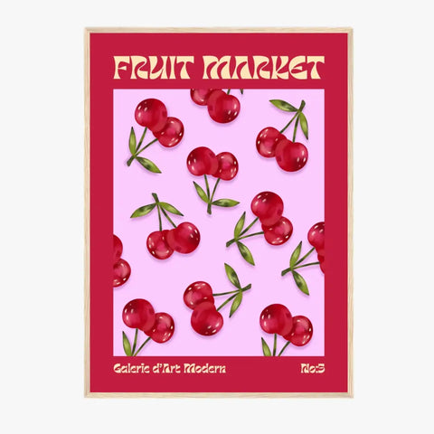 Affiche et Tableau Moderne Fruit Cerise