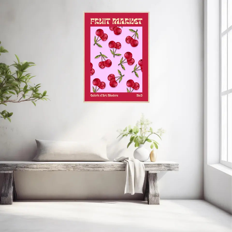 Affiche et Tableau Moderne Fruit Cerise