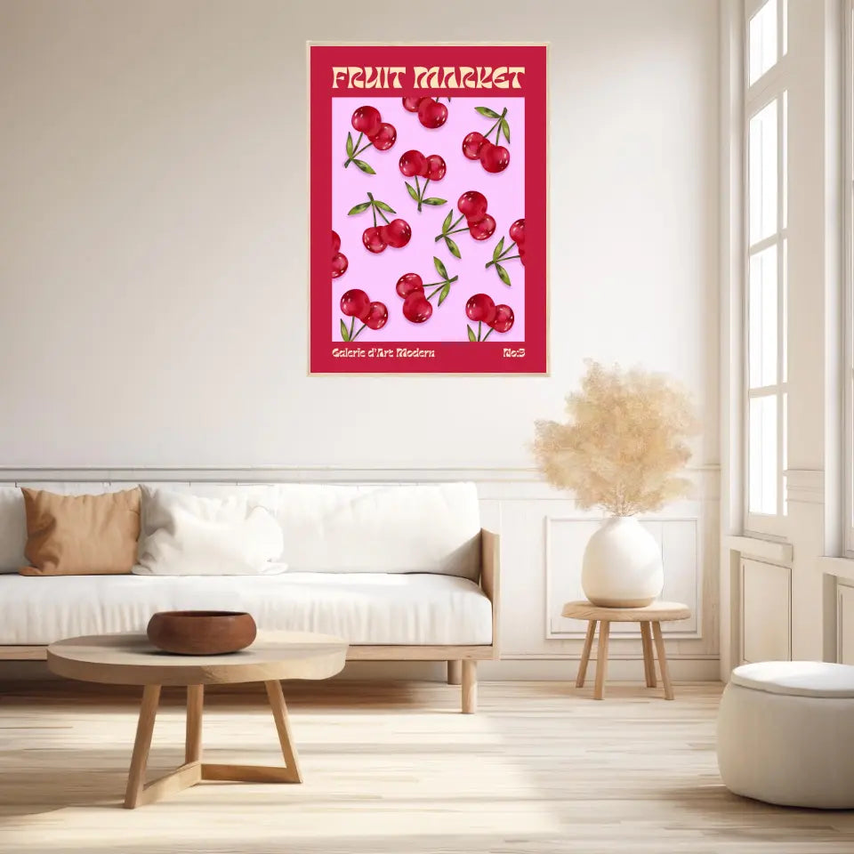 Affiche et Tableau Moderne Fruit Cerise