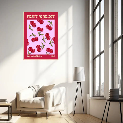 Affiche et Tableau Moderne Fruit Cerise