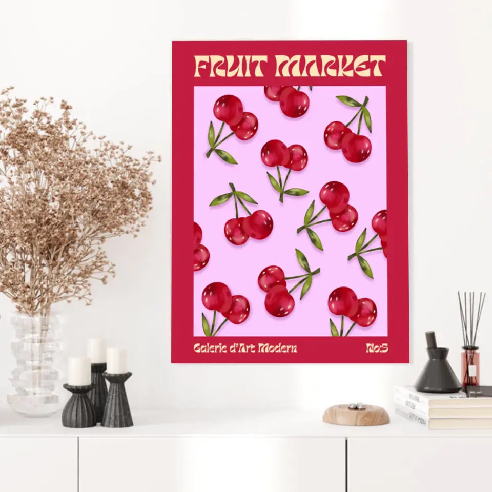 Affiche et Tableau Moderne Fruit Cerise